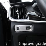 Headlight Control Trim Stainless for Volvo XC60 S90 V90 Car Interior Accessory LINGLUYANG