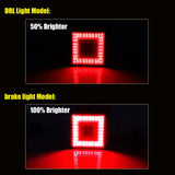 LED Trailer Hitch Cover Brake Light for Truck SUV Car Interior Accessory iJDM