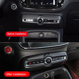 Center Console Trim Frame for Volvo XC40 C40 Car Interior Accessory LINGLUYANG