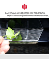 Stainless Steel Rear Trim for Volvo XC90 2015-2022 Car Interior Accessory LINGLUYANG