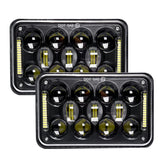 4X6Inch Motorcycle LED Headlight With Drl High Low Beam Headlight Assembly | Motorcycle Accessories ANGLELITE
