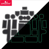 Smabee Anti-Slip Gate Slot Cup Mat for Kia Sorento Cup Holder Door Groove Non-slip Pad Accessories Car Interior Accessory sma