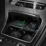 15W Wireless Charger for Mercedes Benz W205 C Class Car Interior Accessory LINGLUYANG