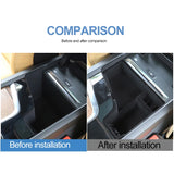 Armrest Storage Organizer ABS Box for Volvo XC60 XC90 S90 Car Interior Accessory LINGLUYANG