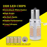 LED Dual-Color BAU15S Switchback for Universal Vehicles LED Ambient Light iJDM