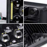 4X6Inch Motorcycle LED Headlight With Drl High Low Beam Headlight Assembly | Motorcycle Accessories ANGLELITE