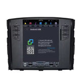 Tesla Vertical Screen Android GPS for Pajero V97 2006+ Android Head Unit Bosstar 10.4" 4 G 64G