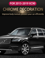 Chrome Fog Lamp Cover for Volvo XC90 2016 Car Interior Accessory LINGLUYANG
