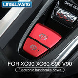 Aluminum P Button Trim for Volvo XC90 S90 Car Interior Accessory LINGLUYANG