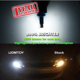 1200LM Error Free LED Bulbs 12V Universal White Car Interior Accessory iJDM
