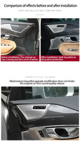 Stainless Door Horn Trim for Volvo XC90 2015-2025 Car Interior Accessory LINGLUYANG
