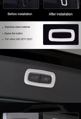 Interior Chrome Trim for Volvo V90 S90 2017-2021 Car Interior Accessory LINGLUYANG