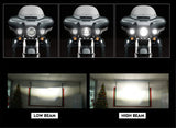 Moto Set For Harley Davidson Classic Street Glide Fat Boy Road King Heritage Softail Motorcycle Headlight Set ANGLELITE