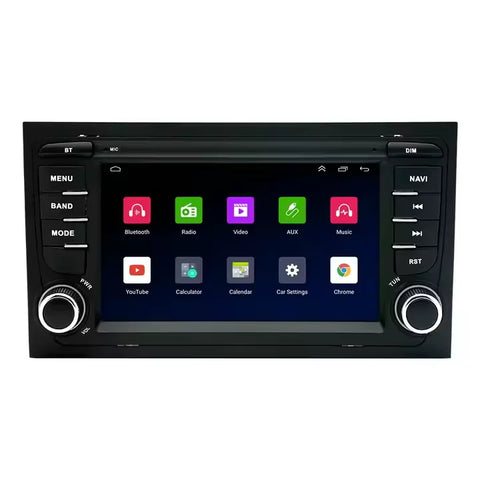 Android GPS Head unit Wireless CarPlay for Audi A4 Android Head Unit Bosstar 7" TS18 2g 32 G