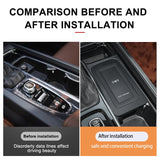 Car Wireless Charger Induction Fast Charging for Volvo Car Interior Accessory LINGLUYANG