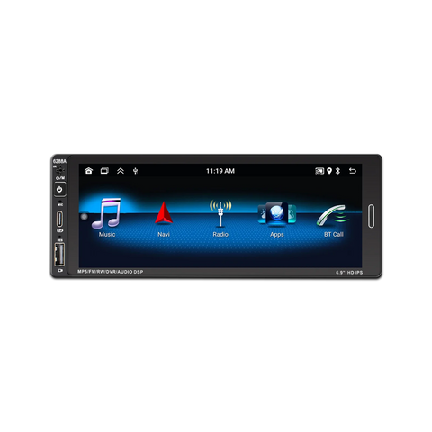 1 Din 6.86 Inch Android Auto CarPlay Stereo Radio Universal Android Head Unit Bosstar 6.86inch 2 g 64G
