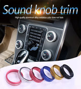 Aluminum Alloy AC Knobs for Volvo S60 2012-2016 Car Interior Accessory LINGLUYANG