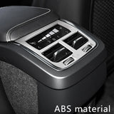 Stainless Steel Air Outlet Trim for Volvo XC60 2018 Car Interior Accessory LINGLUYANG