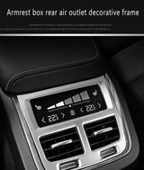 Stainless Steel Air Outlet Trim for Volvo XC60 2018 Car Interior Accessory LINGLUYANG