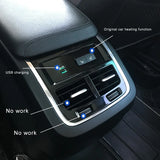 Rear Console Decor Trim for Volvo XC60 XC90 S60 Car Interior Accessory LINGLUYANG