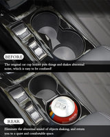 Cup Holder Protective Case Box for Peugeot 2008 e-2008 208 e-208 2019 - 2024