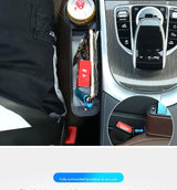Seat Gap Storage Box with LED Light for Universal Cars