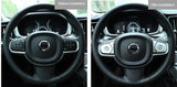 Steering Wheel Button Trim Decal for Volvo XC90 Car Interior Accessory LINGLUYANG