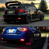 LED Bumper Reflector Lights for Subaru WRX Impreza 2008-2018