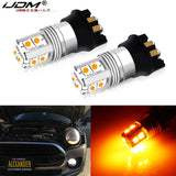 Amber Error Free LED Bulbs for Audi BMW MINI Cars LED Ambient Light iJDM YELLOW