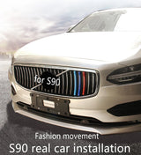 Interior Trim Mesh Strip for Volvo S90 V90 2017-2020 Car Interior Accessory LINGLUYANG