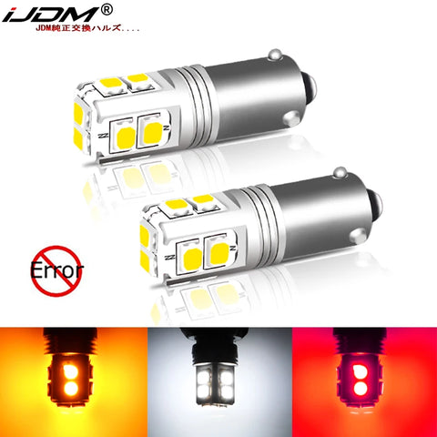 CANBUS LED Bulb BA9S BAY9S For Universal 12V-24V Car Interior Accessory iJDM