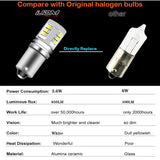 BAY9S Error-Free LED Reverse Light Bulbs 6000K White Car Interior Accessory iJDM