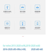 Car Wireless Charger Induction Fast Charging for Volvo Car Interior Accessory LINGLUYANG