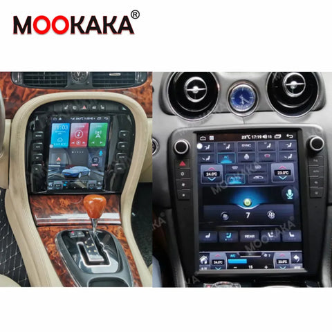 IPS Android 14 Head Unit with GPS for Jaguar XJ XJL 2004–2009 Android Head Unit Aotsr