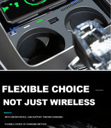 15W Wireless Charger for BMW X5 G05 X6 G06 2019 Car Interior Accessory LINGLUYANG