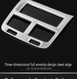 Stainless Steel Air Outlet Trim for Volvo XC60 2018 Car Interior Accessory LINGLUYANG