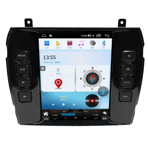 9.7in Android 10 Vertical GPS Stereo for Jaguar XJ 04-08 Android Head Unit BOSSTAR 9.7" 128G 8 g