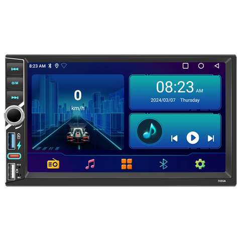 2DIN Android 15 Head Unit 7-inch for Universal Cars Android Head Unit Bosstar