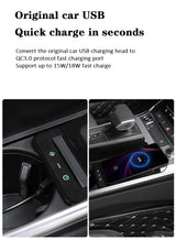 15W Fast Wireless Charger for Audi A6 C8 A7 2019