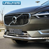 Stainless Front Bumper Trim for Volvo XC60 2018-2020 Car Interior Accessory LINGLUYANG