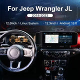 12.3" HD LCD Speedometer GPS Cluster for Jeep Wrangler 2018-2022 Car Interior Accessory Bosstar