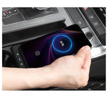 15W Fast Wireless Charger for Audi A6 C8 A7 2019 Car Interior Accessory LINGLUYANG