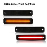 Pair Smoke LED Side Markers for Hummer H2 03-09
