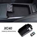 Armrest Storage Organizer ABS Box for Volvo XC60 XC90 S90
