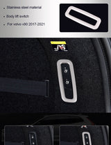 Interior Chrome Trim for Volvo V90 S90 2017-2021 Car Interior Accessory LINGLUYANG