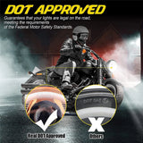Motorcycle 7inch LED Headlight 7 H4 LED DRL Halo Ring Amber Turn Signal Headlamp For Harley Davidsion Softail Slim Fat Boy Mo