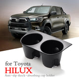 Water Cup Holder Storage Box for Toyota Hilux 2015 - 2022 Car Interior Accessory OEM