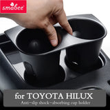 Water Cup Holder Storage Box for Toyota Hilux 2015 - 2022 Car Interior Accessory OEM