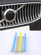 Three-Color Center Grille Trim Strip for Volvo S90 Car Interior Accessory LINGLUYANG