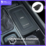 Car Wireless Charger Induction Fast Charging for Volvo Car Interior Accessory LINGLUYANG